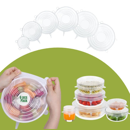 Reusable Silicone Lids for Bowls and Containers