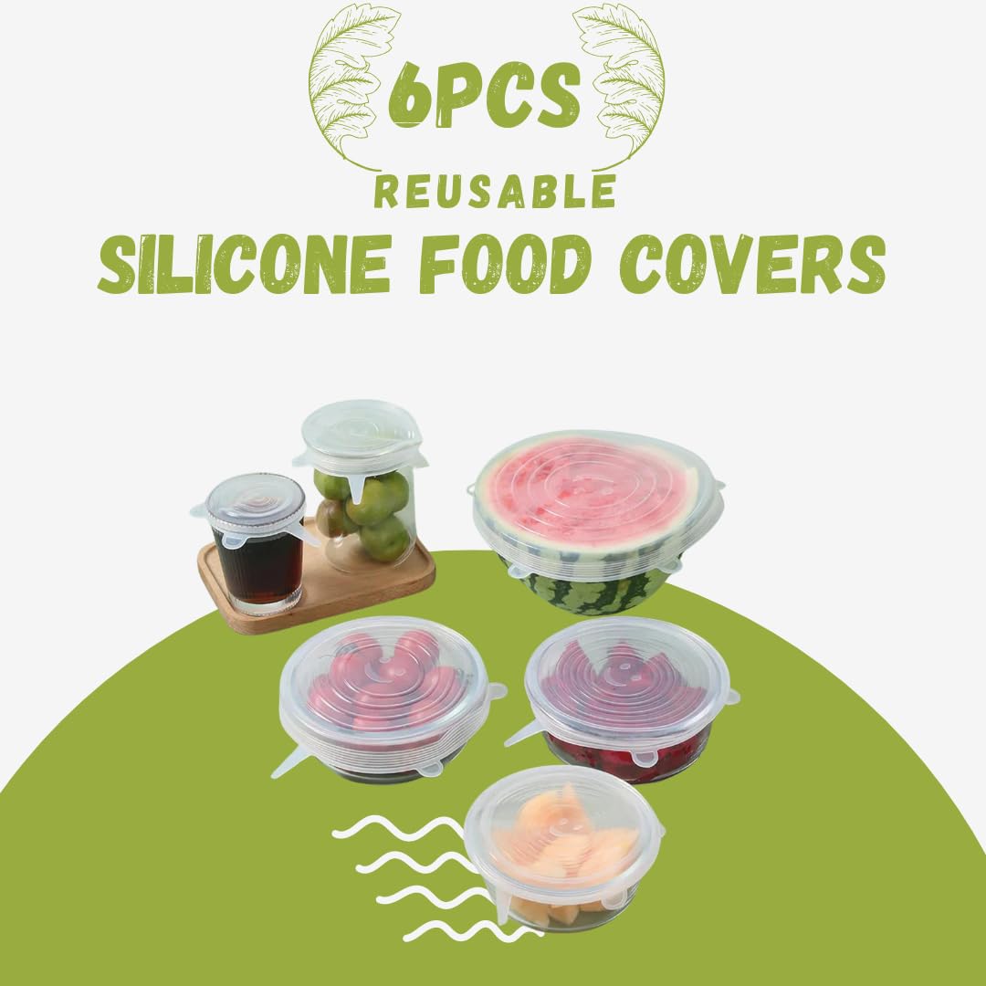 Reusable Silicone Lids for Bowls and Containers