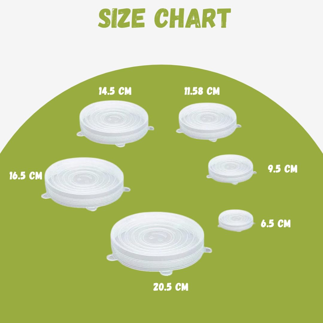 Reusable Silicone Lids for Bowls and Containers