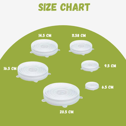 Reusable Silicone Lids for Bowls and Containers