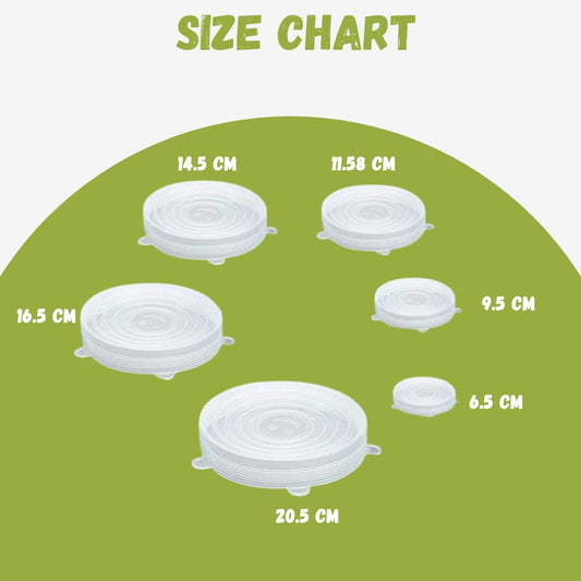 Reusable Silicone Lids for Bowls and Containers