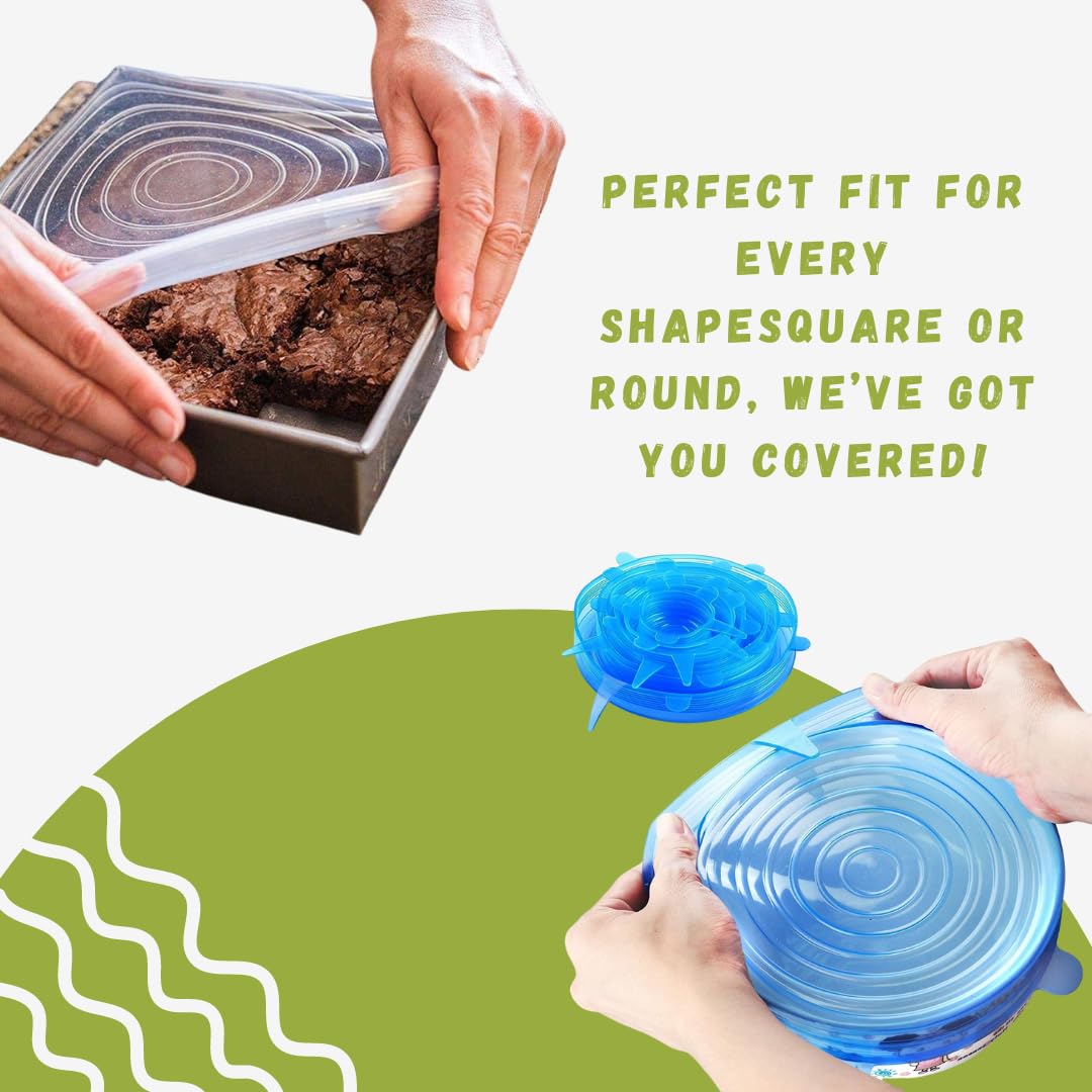 Reusable Silicone Lids for Bowls and Containers