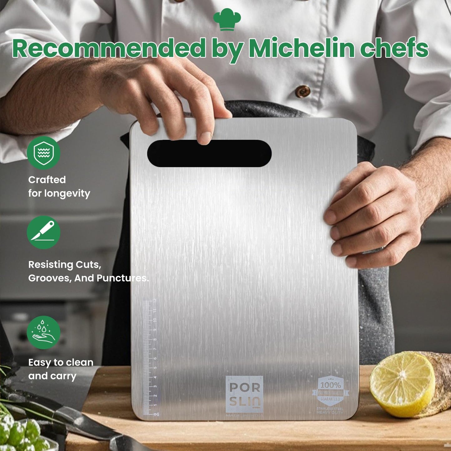 Stainless Steel Chopping Board