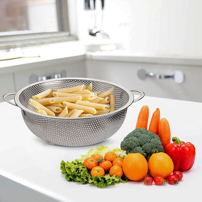 Stainless Steel Colander for Washing Fruits, Rice, Vegetables