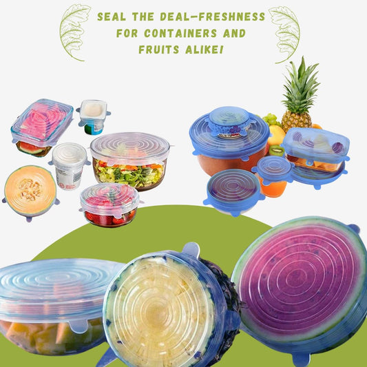 Reusable Silicone Lids for Bowls and Containers